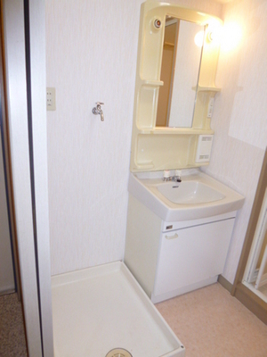 Washroom. Convenient independent with wash basin in the morning of preparation