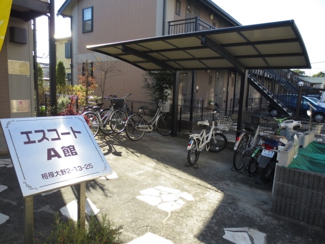 Building appearance. Bicycle-parking space