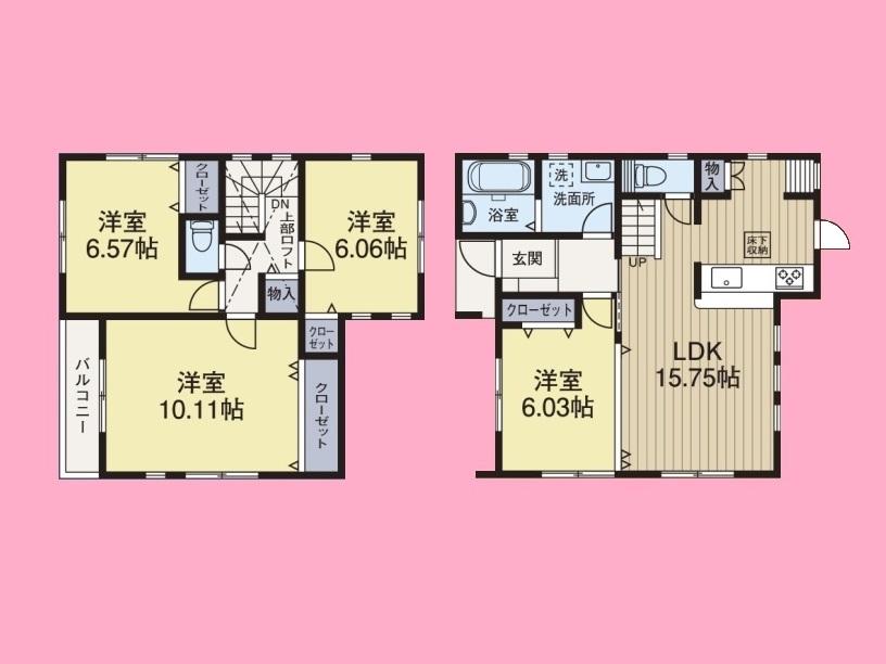 Floor plan. 39,800,000 yen, 4LDK, Land area 150.87 sq m , Building area 103.91 sq m