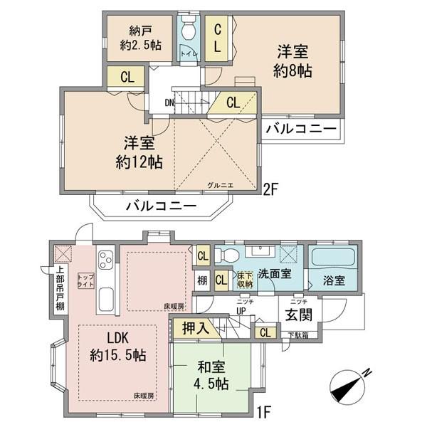 Floor plan. 30,900,000 yen, 3LDK + S (storeroom), Land area 120.29 sq m , Building area 99.36 sq m
