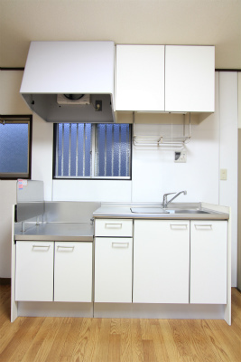 Kitchen. There is also a two-burner stove installation Allowed kitchen cooking space