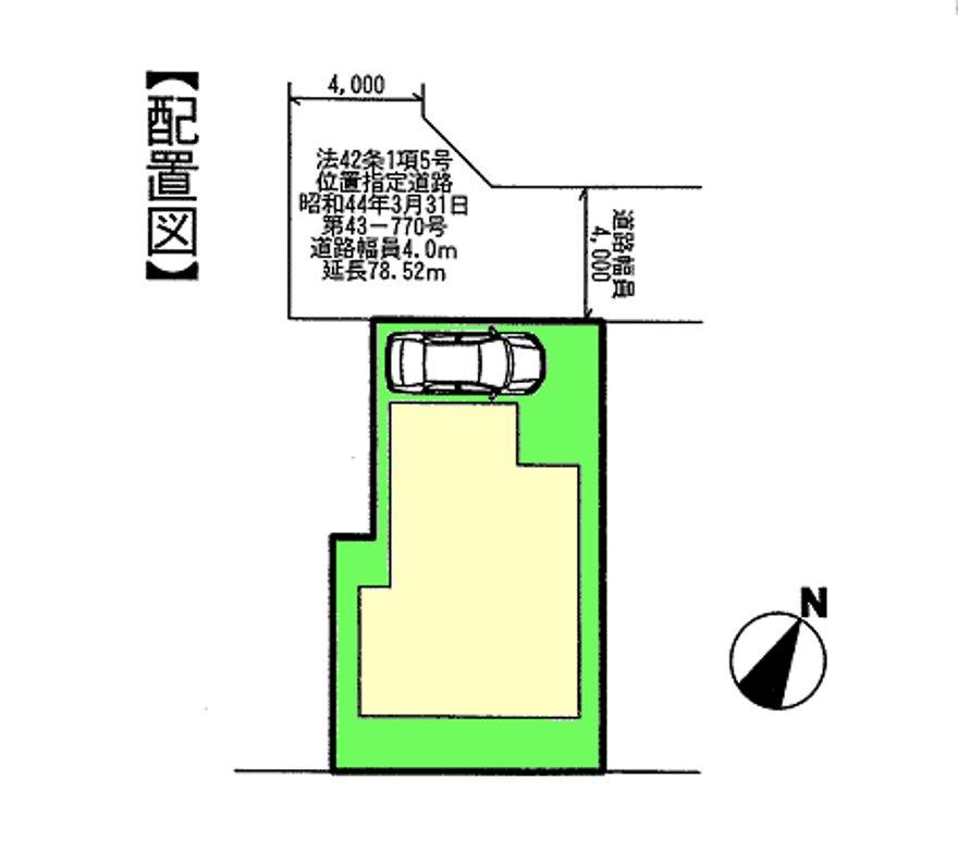 Compartment figure. 34,800,000 yen, 4LDK, Land area 101.01 sq m , Building area 96.05 sq m