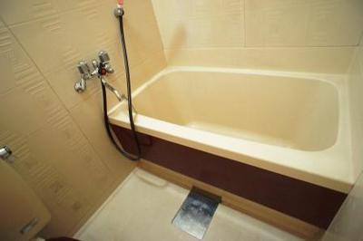 Bath. Relax in the spacious bathtub legs can stretch