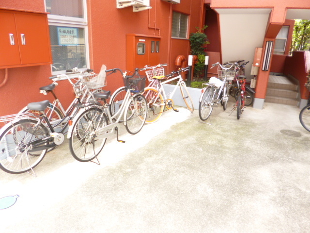 Parking lot.  ☆ Bicycle-parking space ☆ 