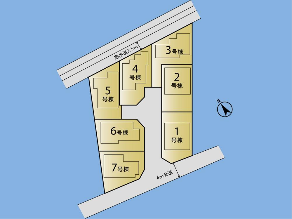 The entire compartment Figure. All seven buildings is of development subdivision.