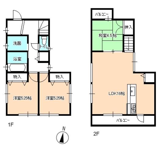 Floor plan. 26,800,000 yen, 3LDK, Land area 72.01 sq m , Building area 71.98 sq m