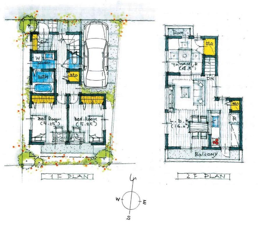 Floor plan. 26,800,000 yen, 3LDK, Land area 72.01 sq m , Building area 71.98 sq m