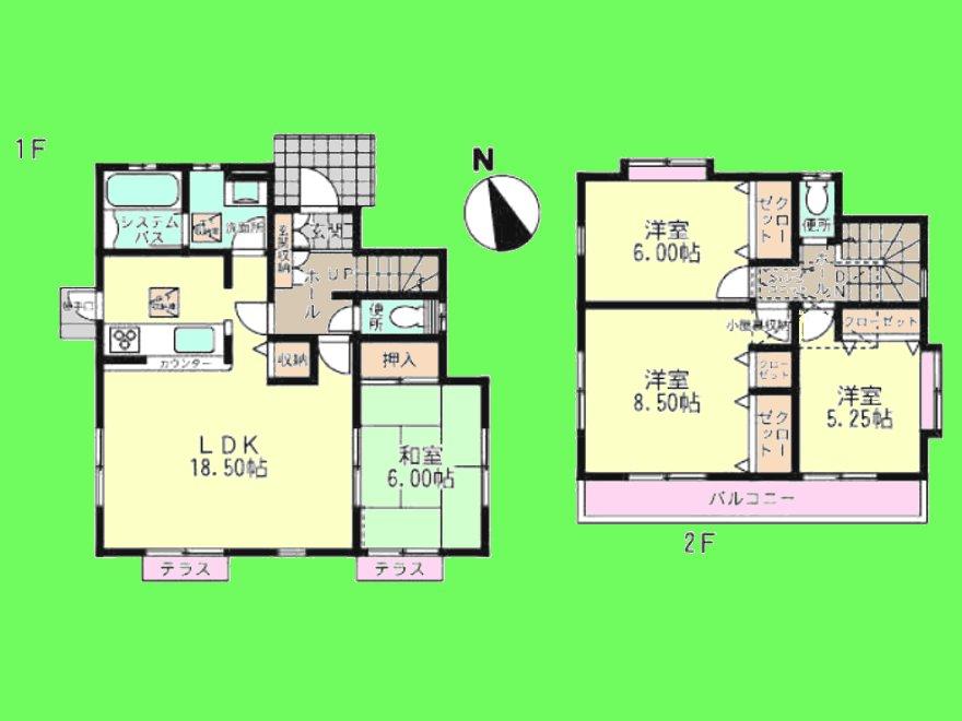 Floor plan. (11 Building), Price 27,800,000 yen, 4LDK, Land area 148.9 sq m , Building area 102.67 sq m