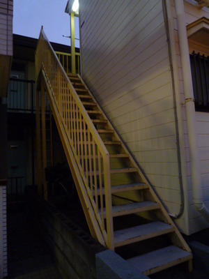 Other common areas. External staircase