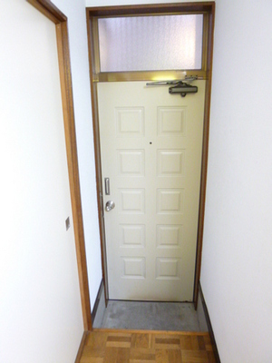 Entrance. This front door as seen from the room