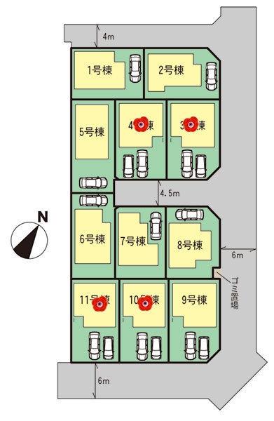 The entire compartment Figure. Sagamihara Araisono 2-chome compartment view