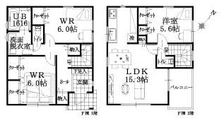 Floor plan. 33,800,000 yen, 3LDK, Land area 105.17 sq m , Building area 86.11 sq m