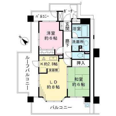 Floor plan. Sagamihara City, Kanagawa Prefecture, Minami-ku, Minamidai 1-chome