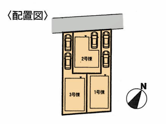 The entire compartment Figure. Parking two possible (1,3 Building)