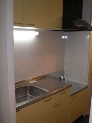 Kitchen. And two-burner gas stove can be installed, This kitchen spacious and can dishes