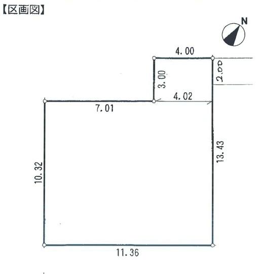 Compartment figure. Land price 22,800,000 yen, Land area 127.91 sq m