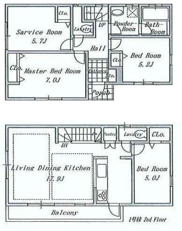 Floor plan. (1), Price 40,800,000 yen, 4LDK, Land area 119.53 sq m , Building area 92.58 sq m