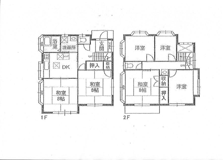 Floor plan. 14.8 million yen, 6DK, Land area 130.75 sq m , Building area 104.58 sq m