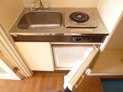 Kitchen. Since the electric stove equipped, Gas stove unnecessary purchase. 