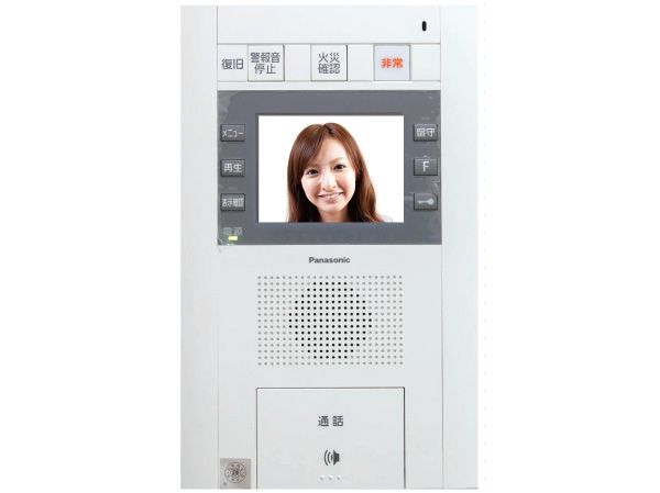 Security.  [With TV monitor intercom] You can unlock the visitors from check with audio and video, It has adopted the auto-lock system of the peace of mind. (Same specifications)