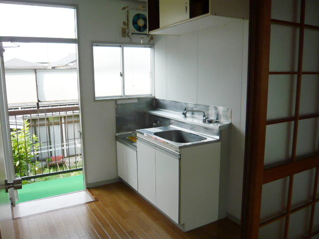 Kitchen. There is a window open kitchen