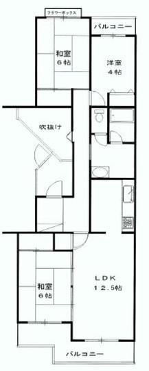 Floor plan. 3LDK, Price 29,800,000 yen, Footprint 74.3 sq m , Balcony area 10.41 sq m