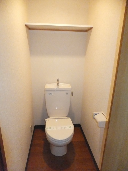 Toilet.  ☆  It is a toilet with a shelf  ☆ 