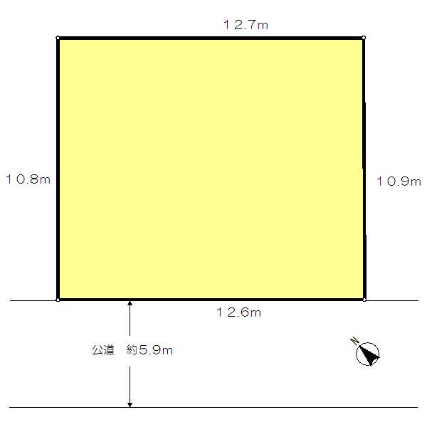 Compartment figure. Land price 29,700,000 yen, Land area 138.97 sq m