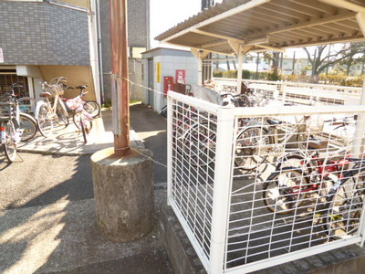 Other common areas. On-site bicycle parking lot