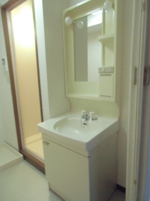 Washroom. Washbasin popular independent type! Effortlessly every day of outing preparation! !