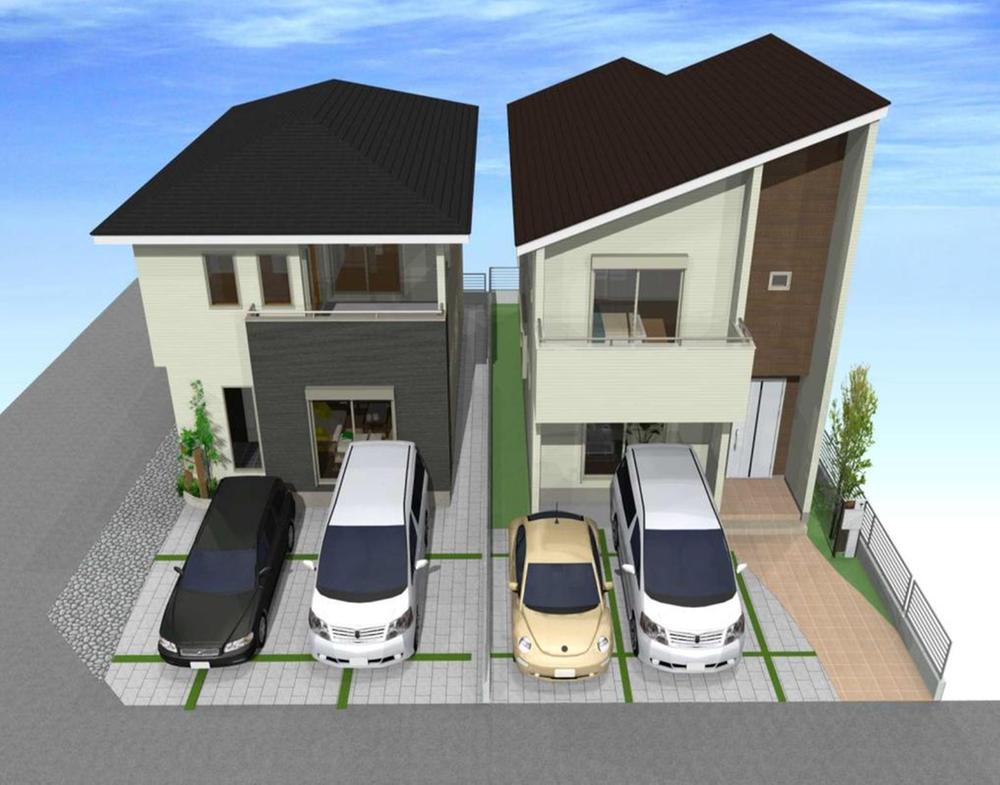 Rendering (appearance). Mori series newly built condominiums 2 buildings of peace