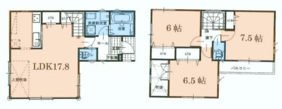 Floor plan. (1), Price 32.7 million yen, 3LDK, Land area 85.2 sq m , Building area 88.19 sq m