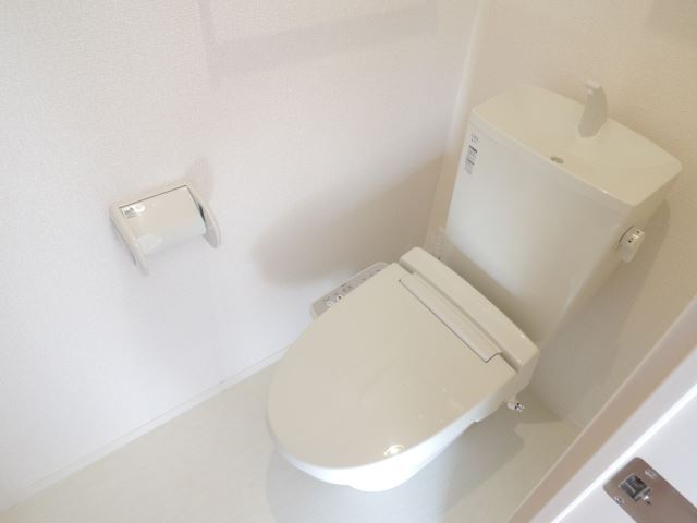 Toilet. Washlet is with.