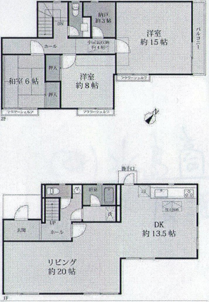 Floor plan. 35,300,000 yen, 3LDK + S (storeroom), Land area 180 sq m , Building area 130.18 sq m   ☆ Living breadth of about 33.5 quires! 