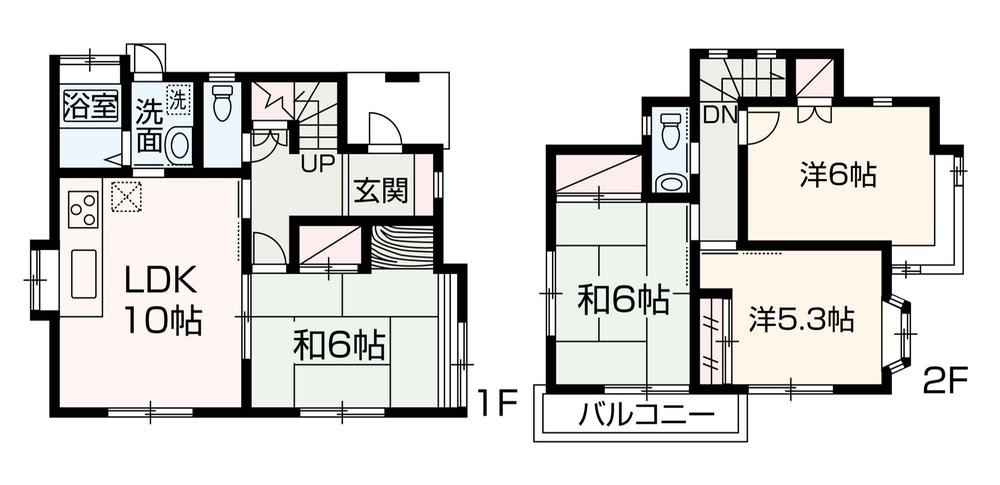 Floor plan. 39,800,000 yen, 4LDK, Land area 105.31 sq m , Floor plan of the building area 81.97 sq m 4LDK family type