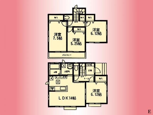 Floor plan. 29,800,000 yen, 4LDK, Land area 98.14 sq m , Building area 93.15 sq m
