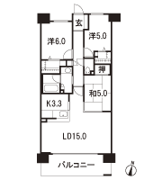 Floor: 3LDK + 2WIC, the area occupied: 75.4 sq m, Price: TBD