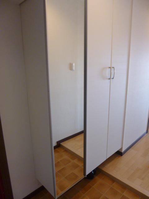 Entrance. Plenty of entrance storage.