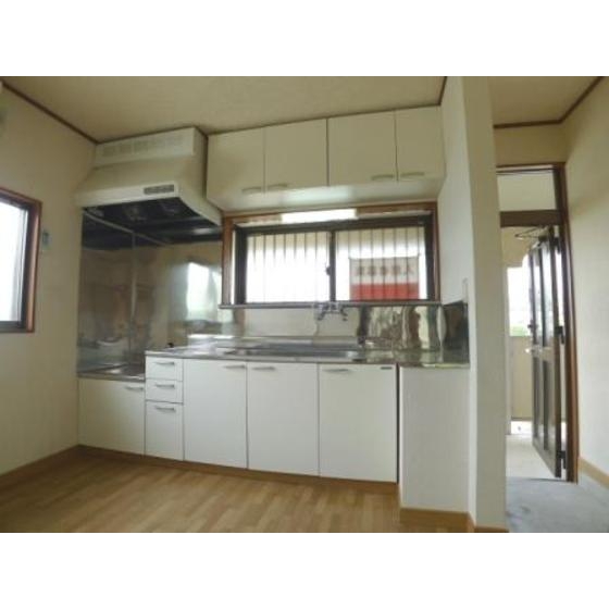 Kitchen. Kitchen is equipped with gas stove. 