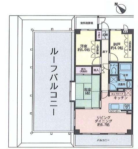 Floor plan. 2LDK+S, Price 17.8 million yen, Footprint 60.9 sq m , Balcony area 7.1 sq m