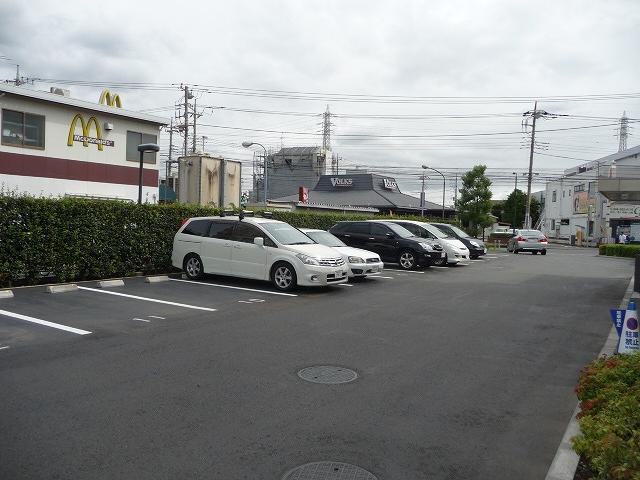Parking lot. Common areas
