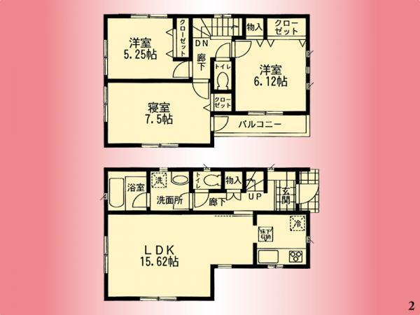Floor plan. 27,800,000 yen, 4LDK, Land area 100.22 sq m , Building area 80.59 sq m