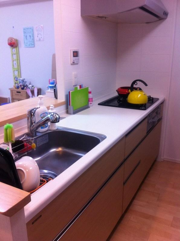 Kitchen. bright, An open type of kitchen, There is also a conversation of your family counter is momentum (household goods are not included)