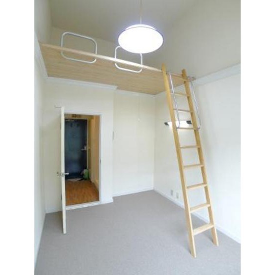 Other room space. It is a ladder to climb to the loft. 