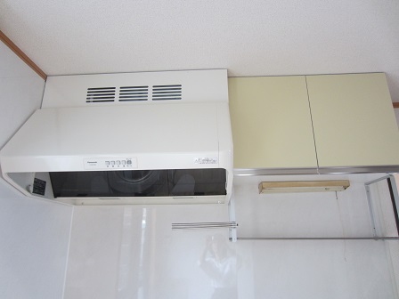 Kitchen. It does not remain the smell in the room because the ventilation fan is turned wide type
