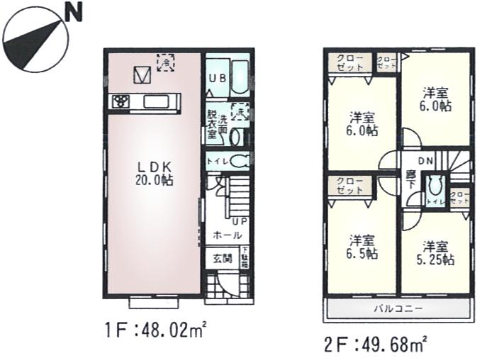 Floor plan. (11 Building), Price 29,800,000 yen, 4LDK, Land area 100.77 sq m , Building area 97.7 sq m