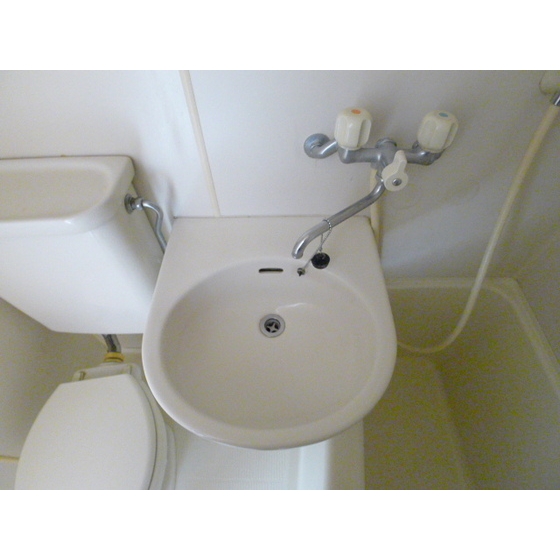 Washroom. Wash basin is easy to clean because the round shape.