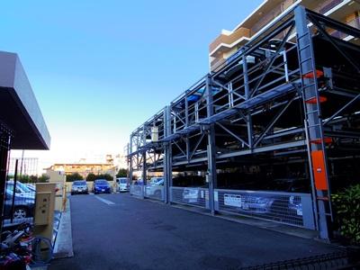 Parking lot. Common areas