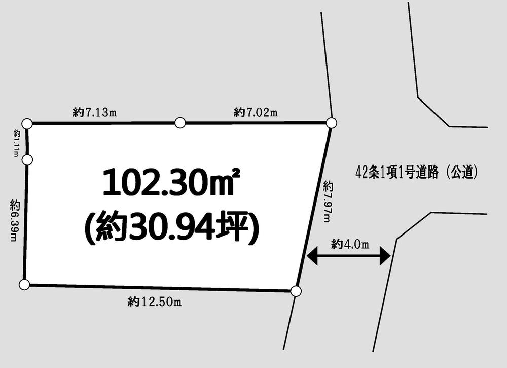 Compartment figure. Land price 17 million yen, Land area 102.45 sq m