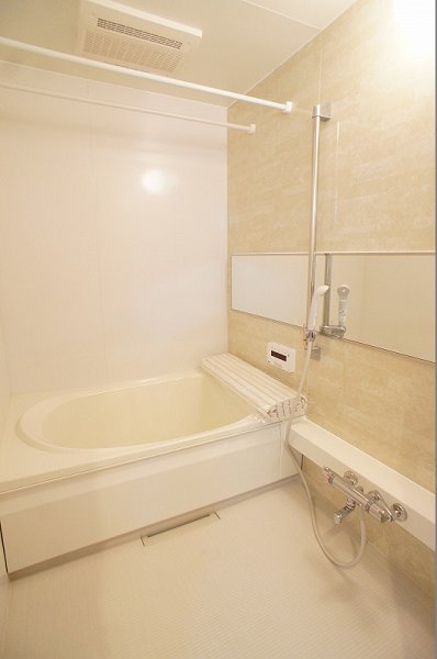 Bath. It produces a calm space with accent panel specification. 